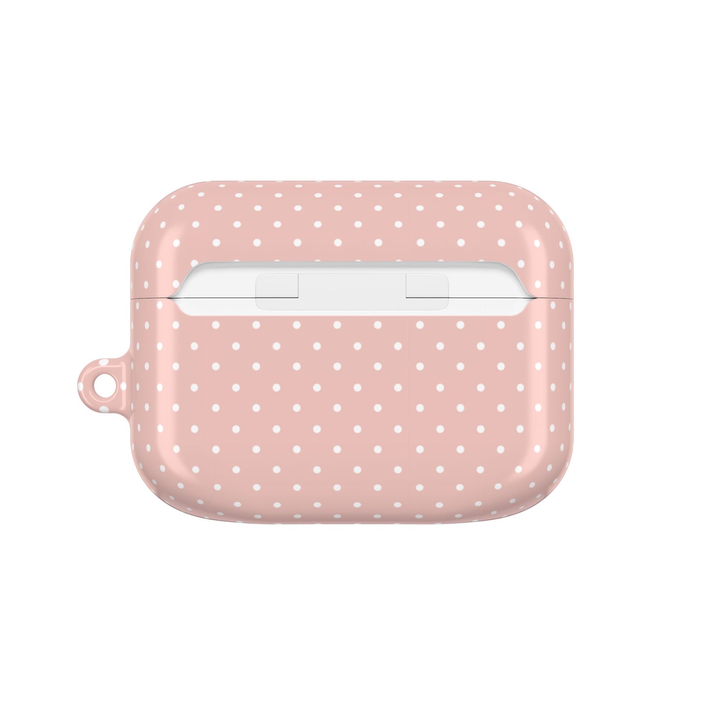 Pastel Pink Polka Dot AirPod Case — Classic Pastel Pink Polka Dot Protective Cover