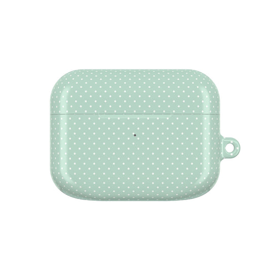 Pastel Green Polka Dot AirPod Case — Classic Pastel Green Polka Dot Protective Cover