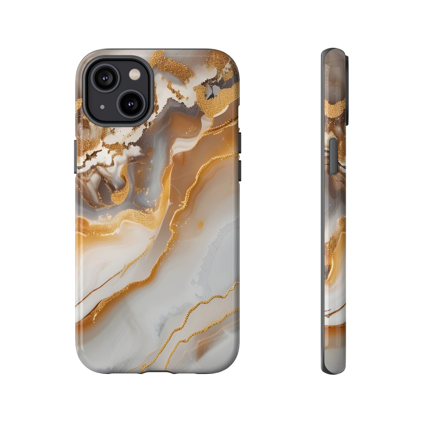 Gold Marble Tough Phone Case