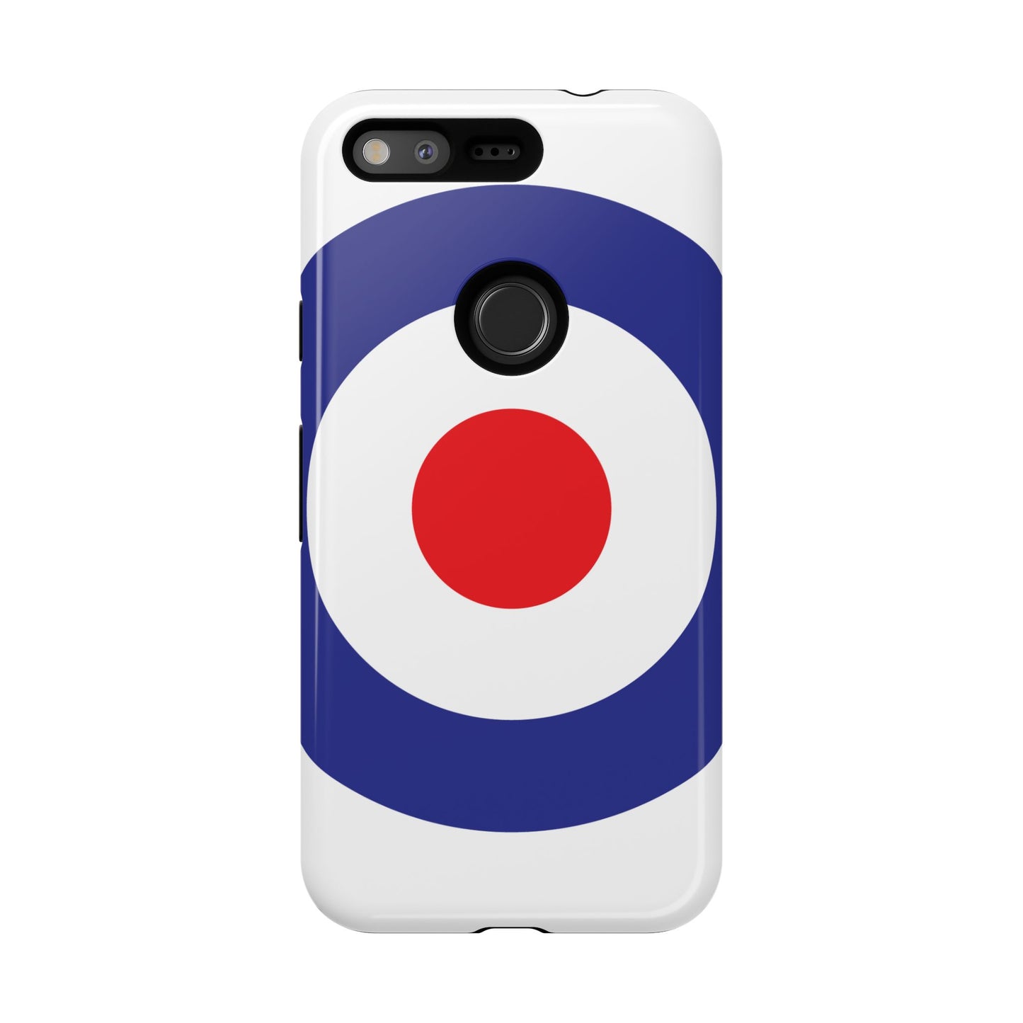 Retro Target Mod Roundel Tough Phone Case for Apple iPhone, Samsung Galaxy and Google Pixel.