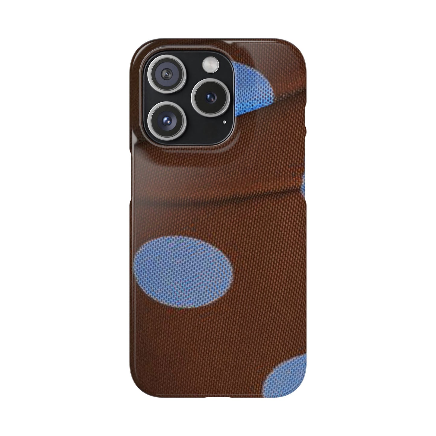 Polka Dot Snap Phone Case for Apple iPhone, Samsung Galaxy and Google Pixel.