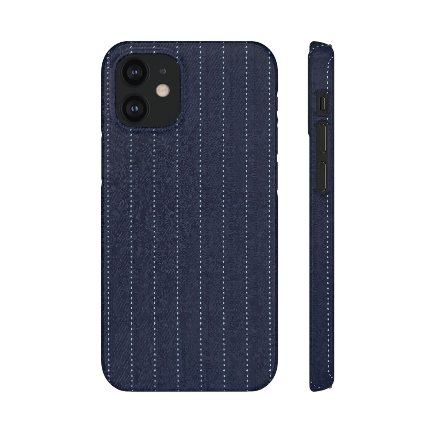 Pinstripe Snap Phone Case — Slim Protective iPhone Cover