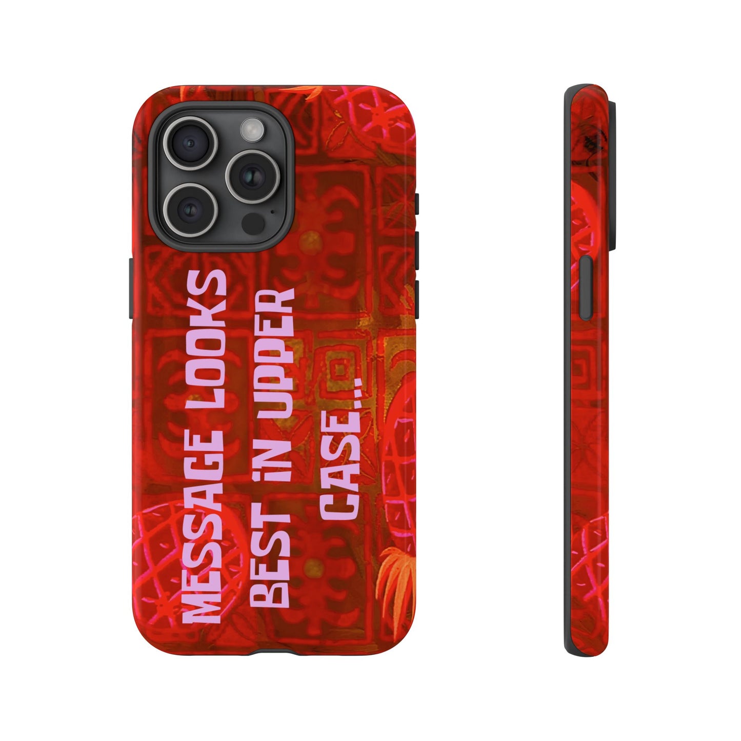 Personalised Tough Case for Apple iPhone, Samsung Galaxy and Google Pixel.