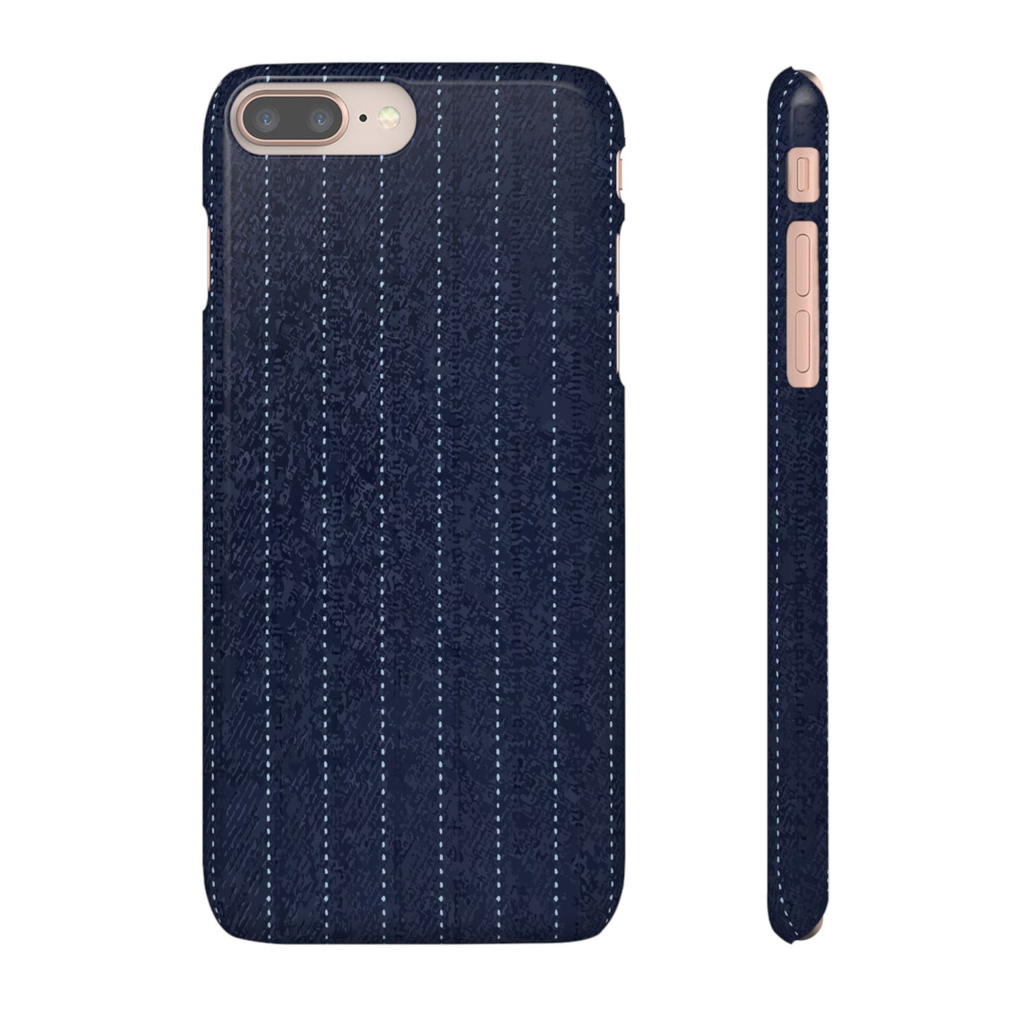 Pinstripe Snap Phone Case — Slim Protective iPhone Cover
