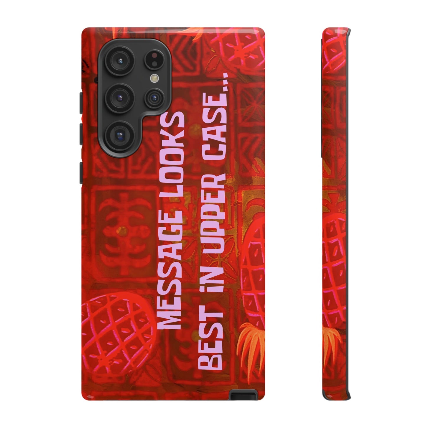 Personalised Tough Case for Apple iPhone, Samsung Galaxy and Google Pixel.