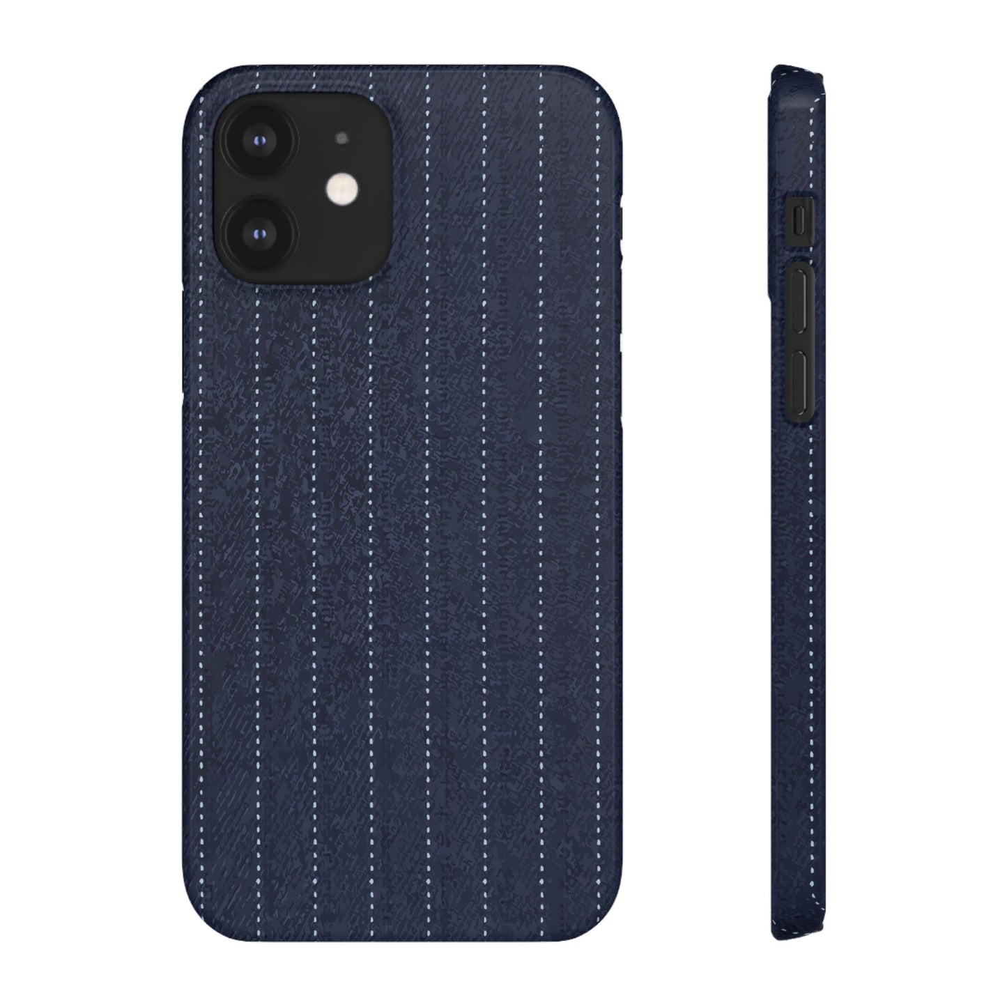 Pinstripe Snap Phone Case — Slim Protective iPhone Cover