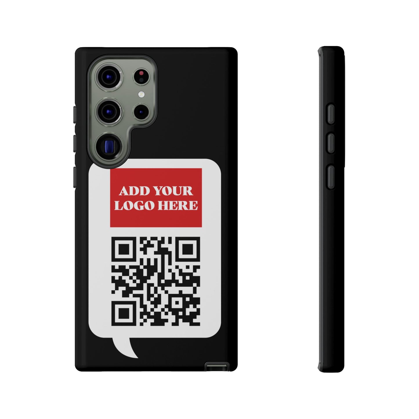 Custom QR Code and Logo Tough Phone Case — Contact Case
