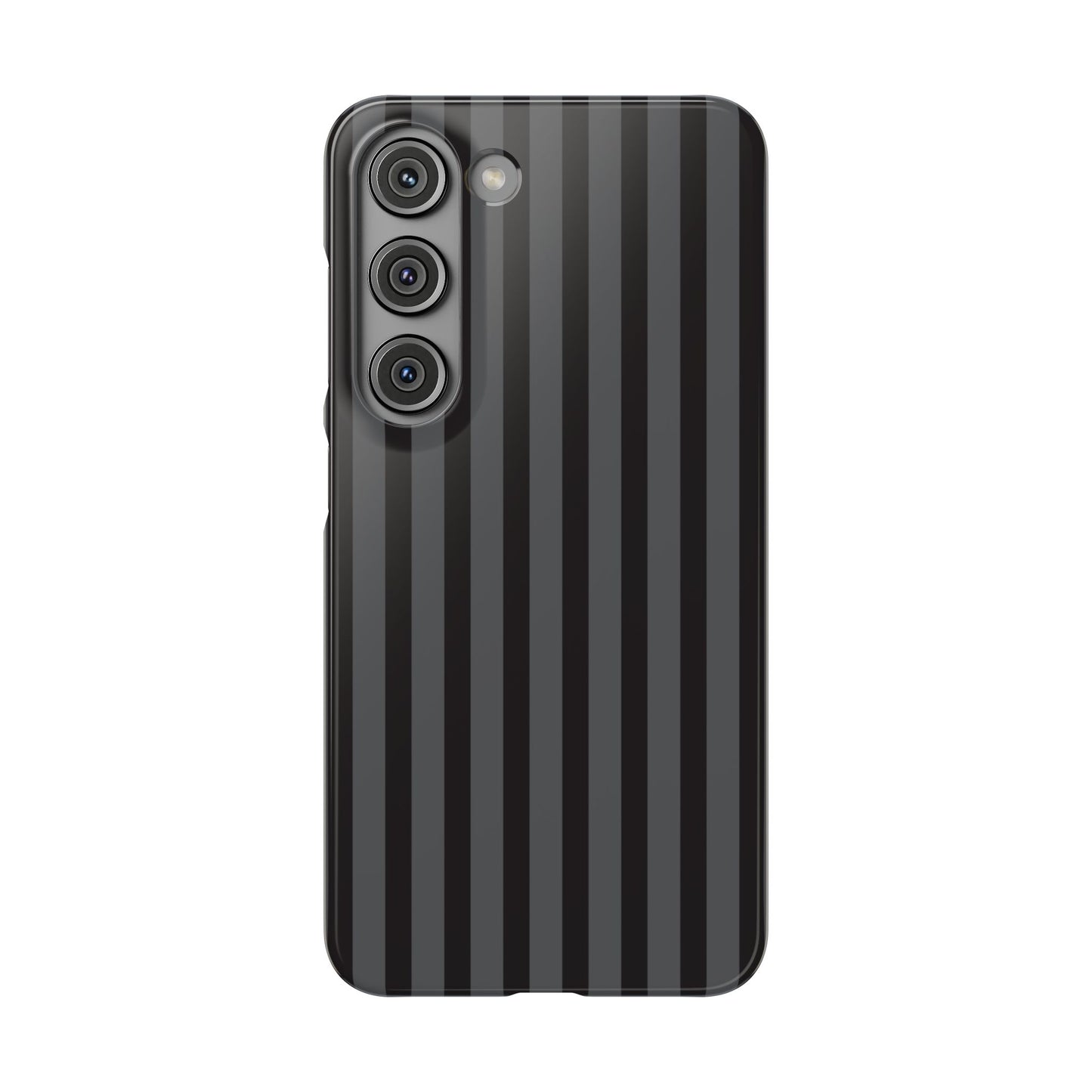 Black Vertical Stripe Snap Phone Case – Slim Protective Cover