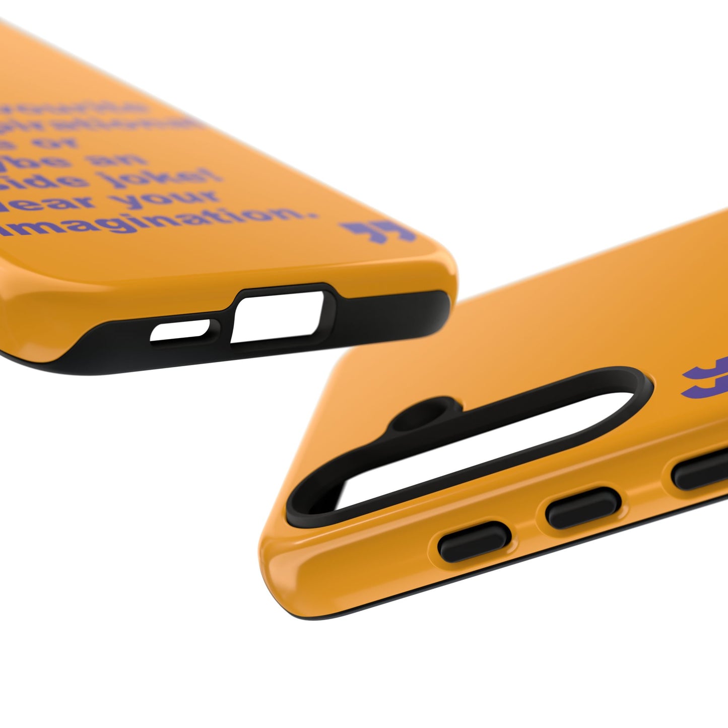 Quote Tough Phone Case — Customisable Inspirational Text Protective Cover for Apple iPhone, Samsung Galaxy and Google Pixel.
