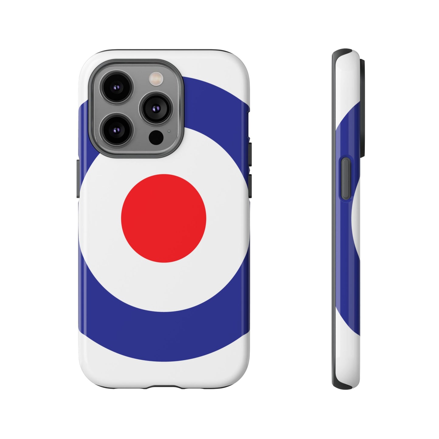 Retro Target Mod Roundel Tough Phone Case for Apple iPhone, Samsung Galaxy and Google Pixel.