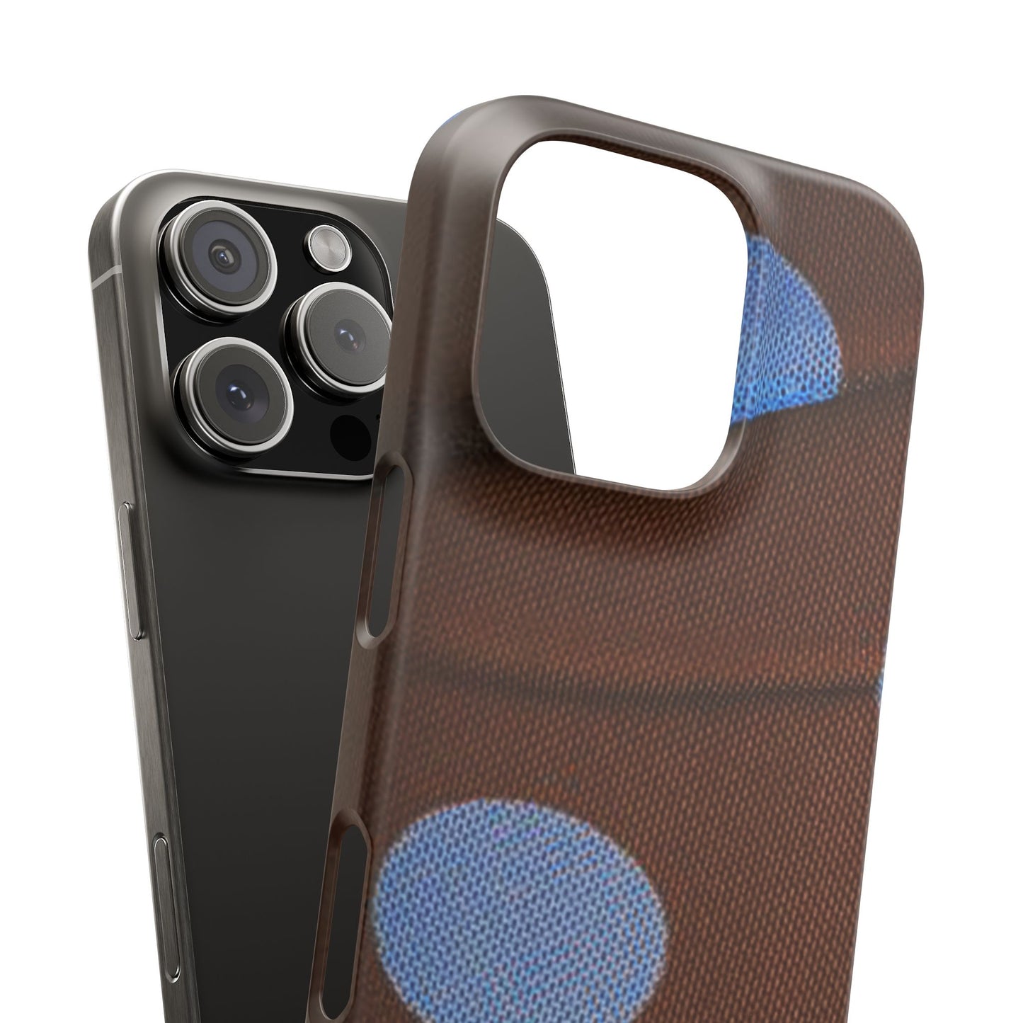 Polka Dot Snap Phone Case for Apple iPhone, Samsung Galaxy and Google Pixel.