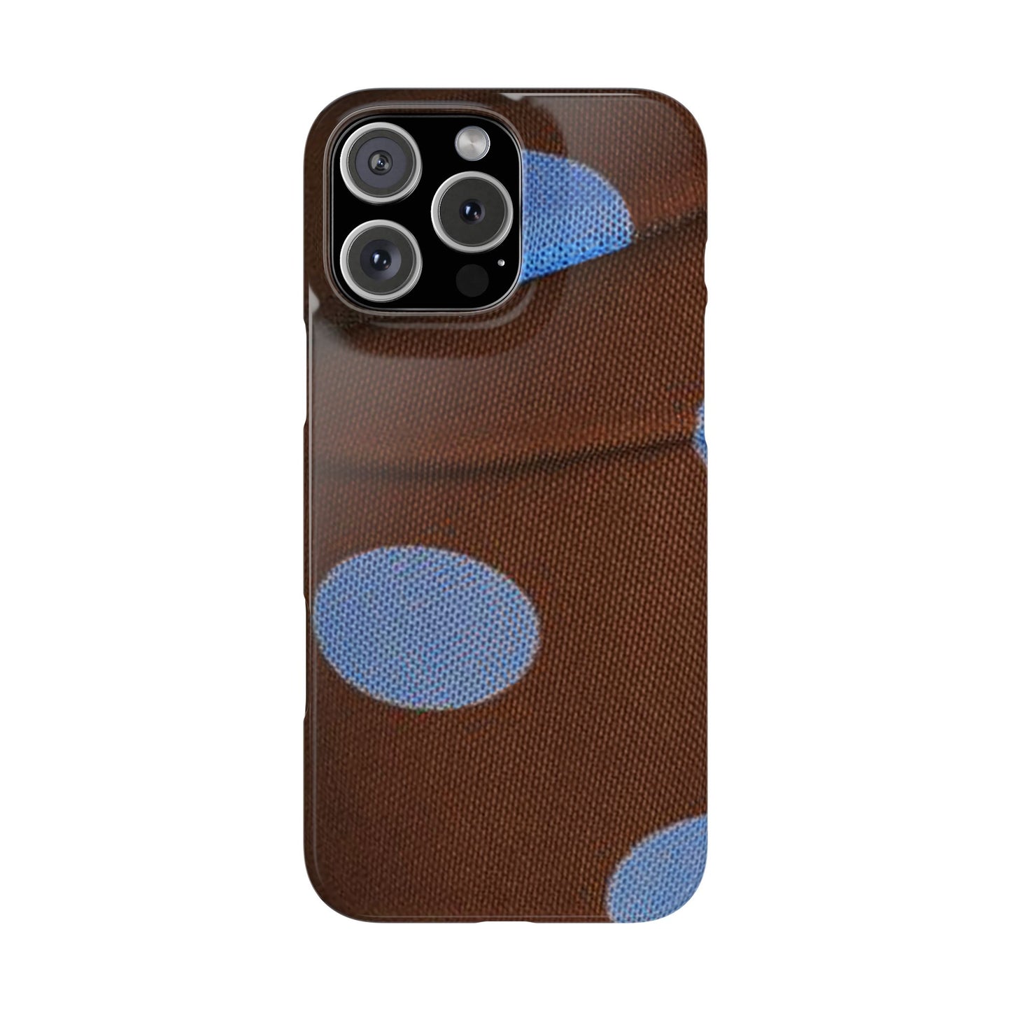 Polka Dot Snap Phone Case for Apple iPhone, Samsung Galaxy and Google Pixel.