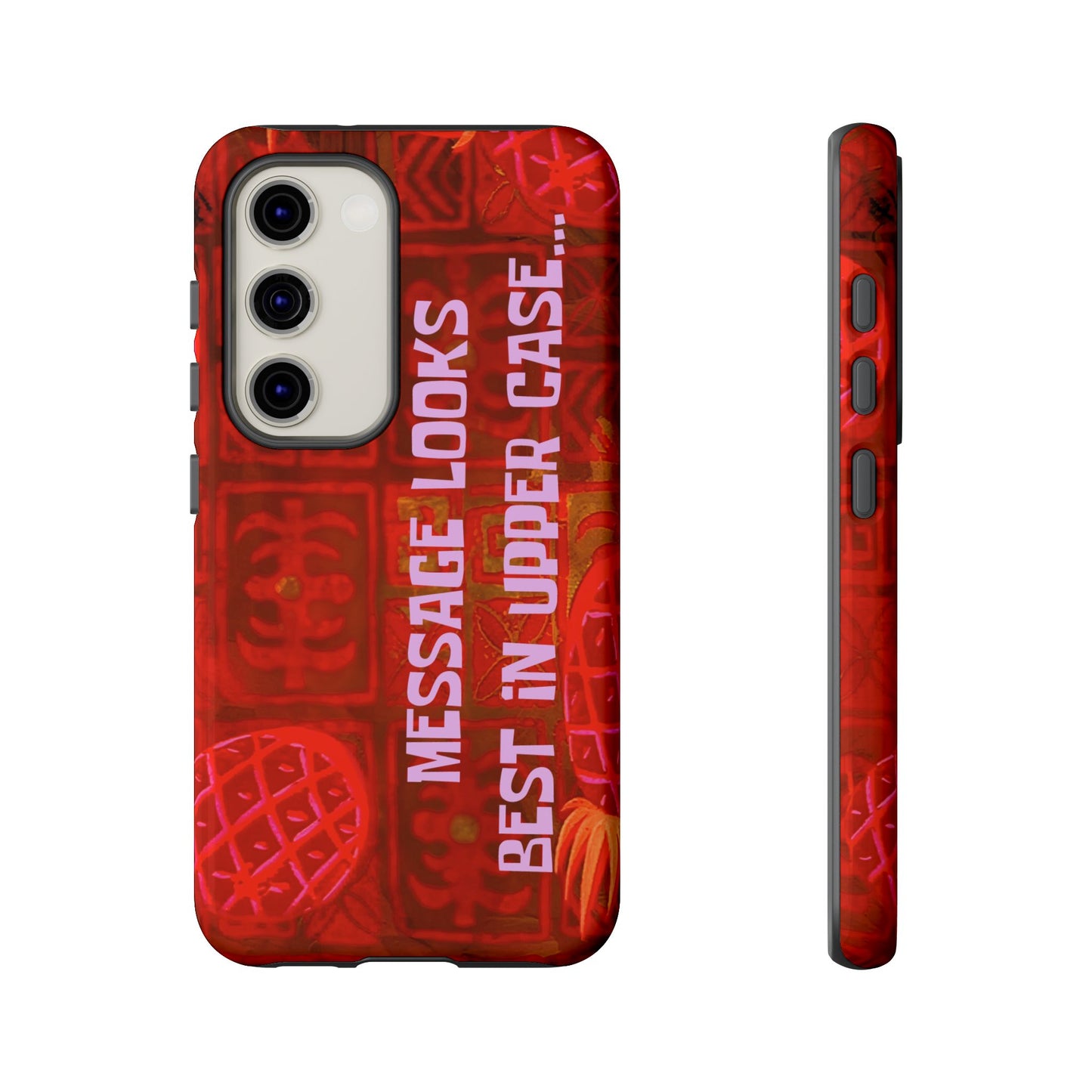 Personalised Tough Case for Apple iPhone, Samsung Galaxy and Google Pixel.