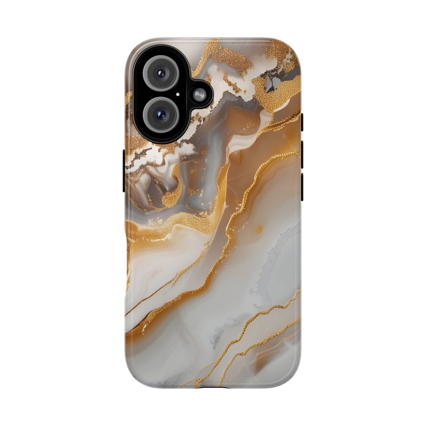 Gold Marble Tough Phone Case