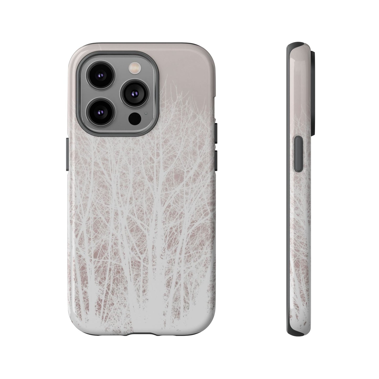 Copy of Night Forest Phone Case — Dark Tree Silhouette Protective Tough Case
