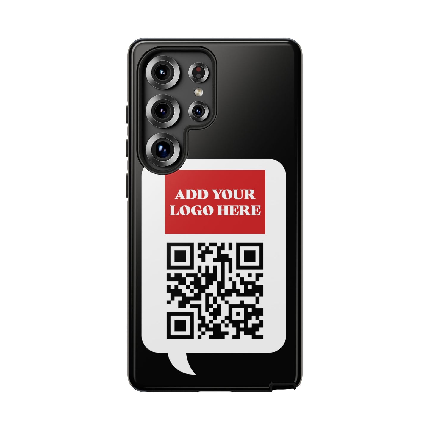 Custom QR Code and Logo Tough Phone Case — Contact Case