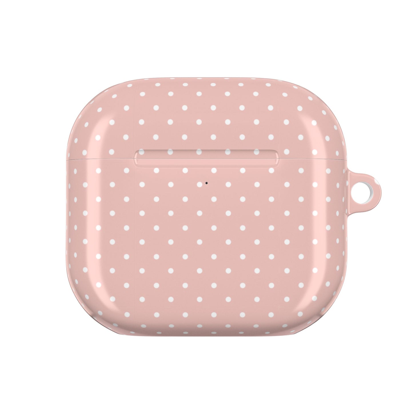 Pastel Pink Polka Dot AirPod Case — Classic Pastel Pink Polka Dot Protective Cover