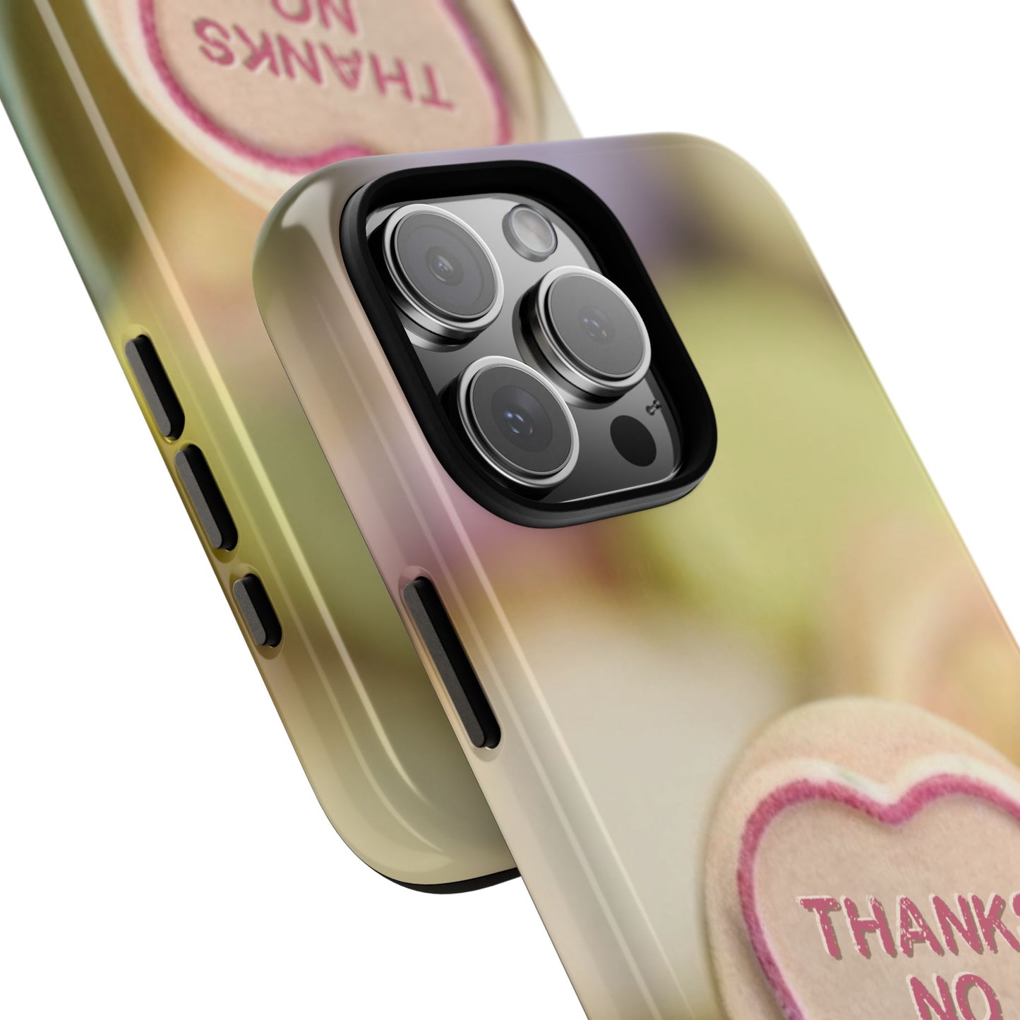 Personalised Love Heart Tough Case for Apple iPhone, Samsung Galaxy and Google Pixel.