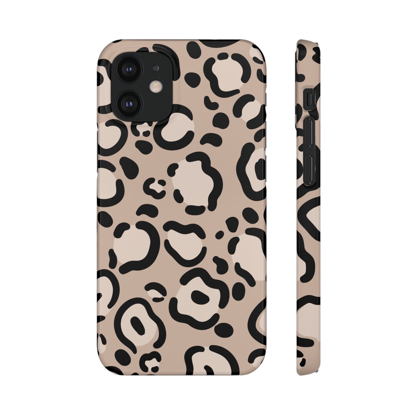 Leopard Print Slim Case — Phone Cover for Apple iPhone, Samsung Galaxy and Google Pixel.