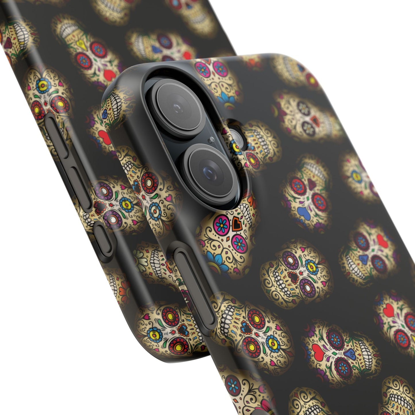 Sugar Skull — Day of the Dead Floral Slim Case for Apple iPhone, Samsung Galaxy and Google Pixel.