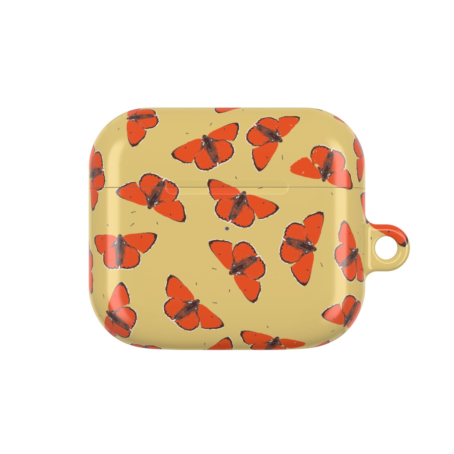 Red Butterfly AirPod Case — Protective Cover