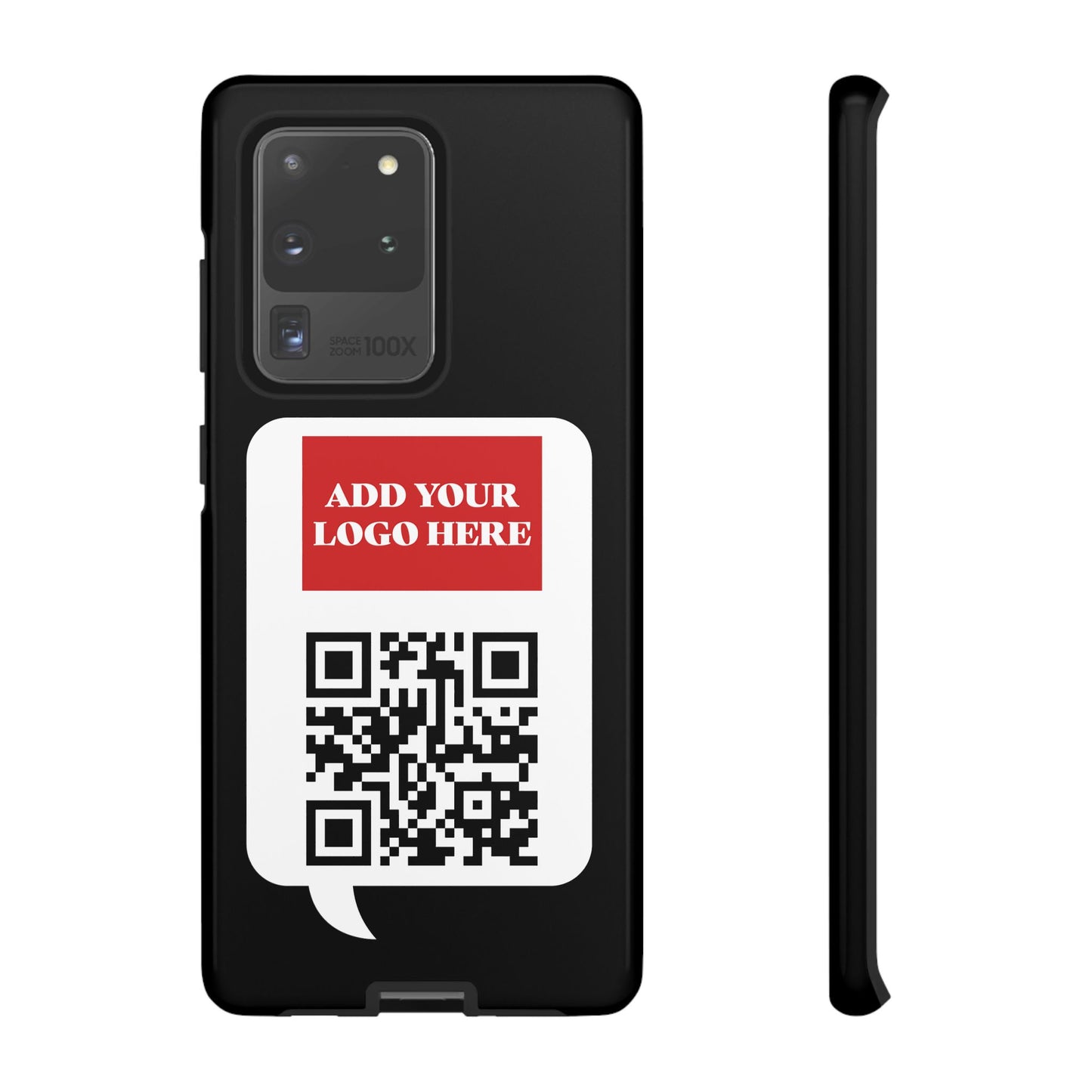 Custom QR Code and Logo Tough Phone Case — Contact Case