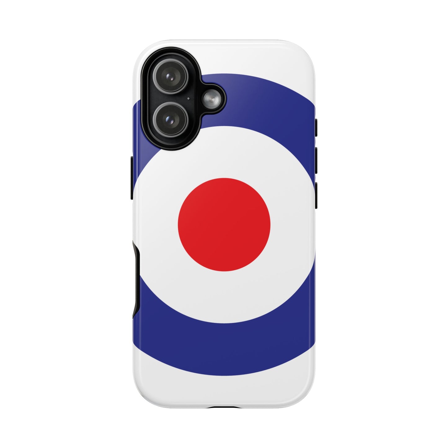 Retro Target Mod Roundel Tough Phone Case for Apple iPhone, Samsung Galaxy and Google Pixel.