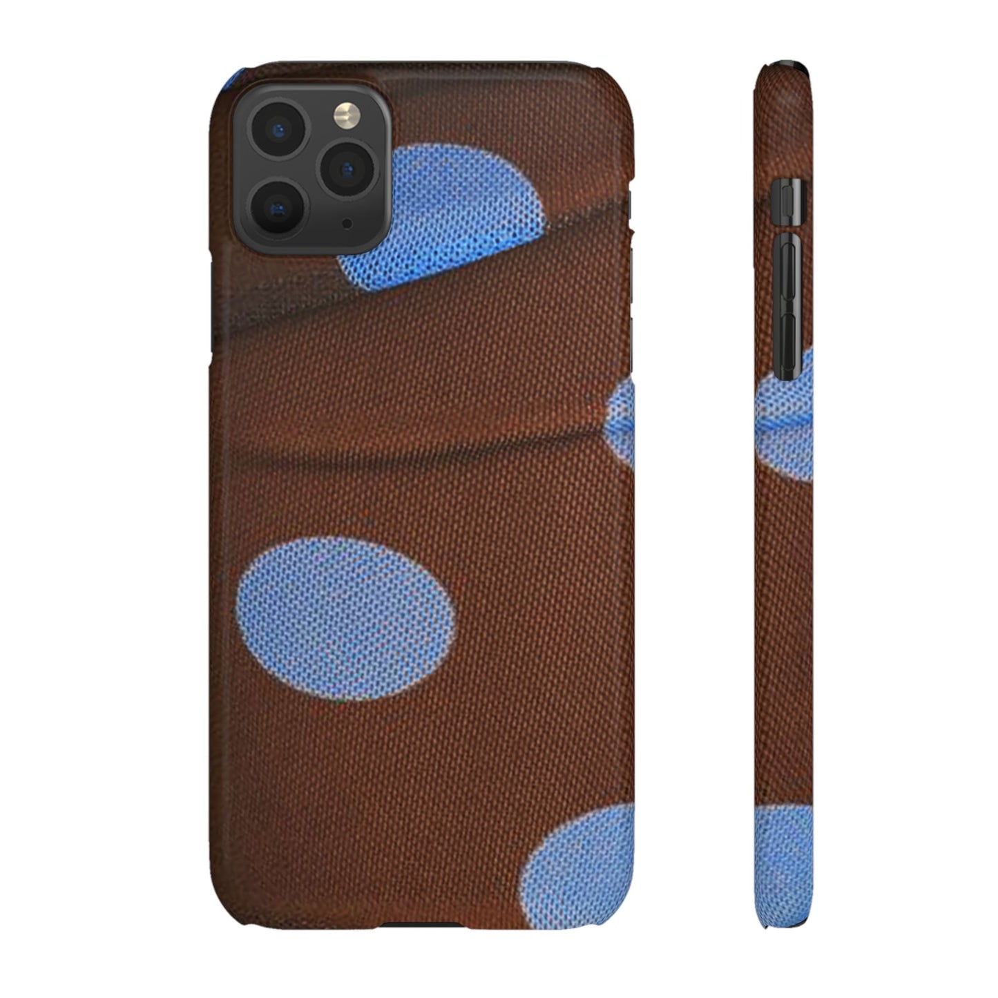 Polka Dot Snap Phone Case for Apple iPhone, Samsung Galaxy and Google Pixel.