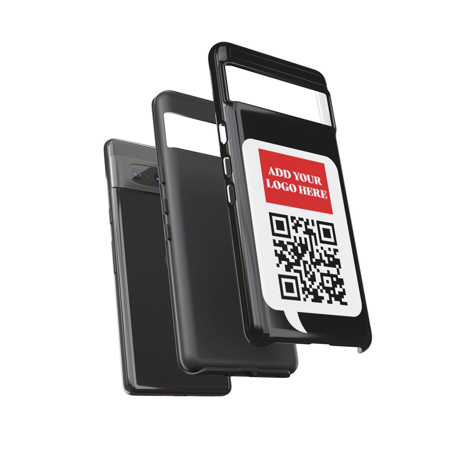 Custom QR Code and Logo Tough Phone Case — Contact Case