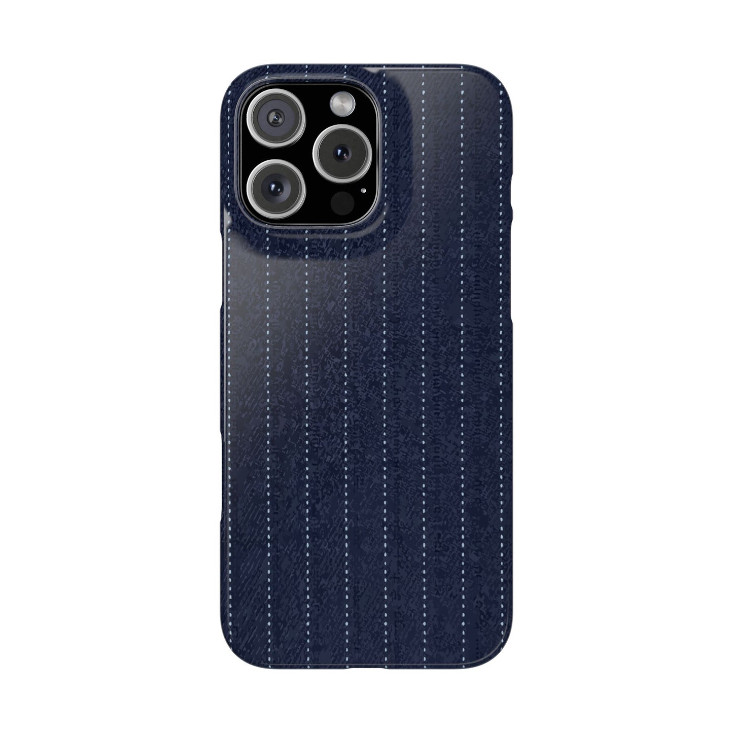 Pinstripe Snap Phone Case — Slim Protective iPhone Cover