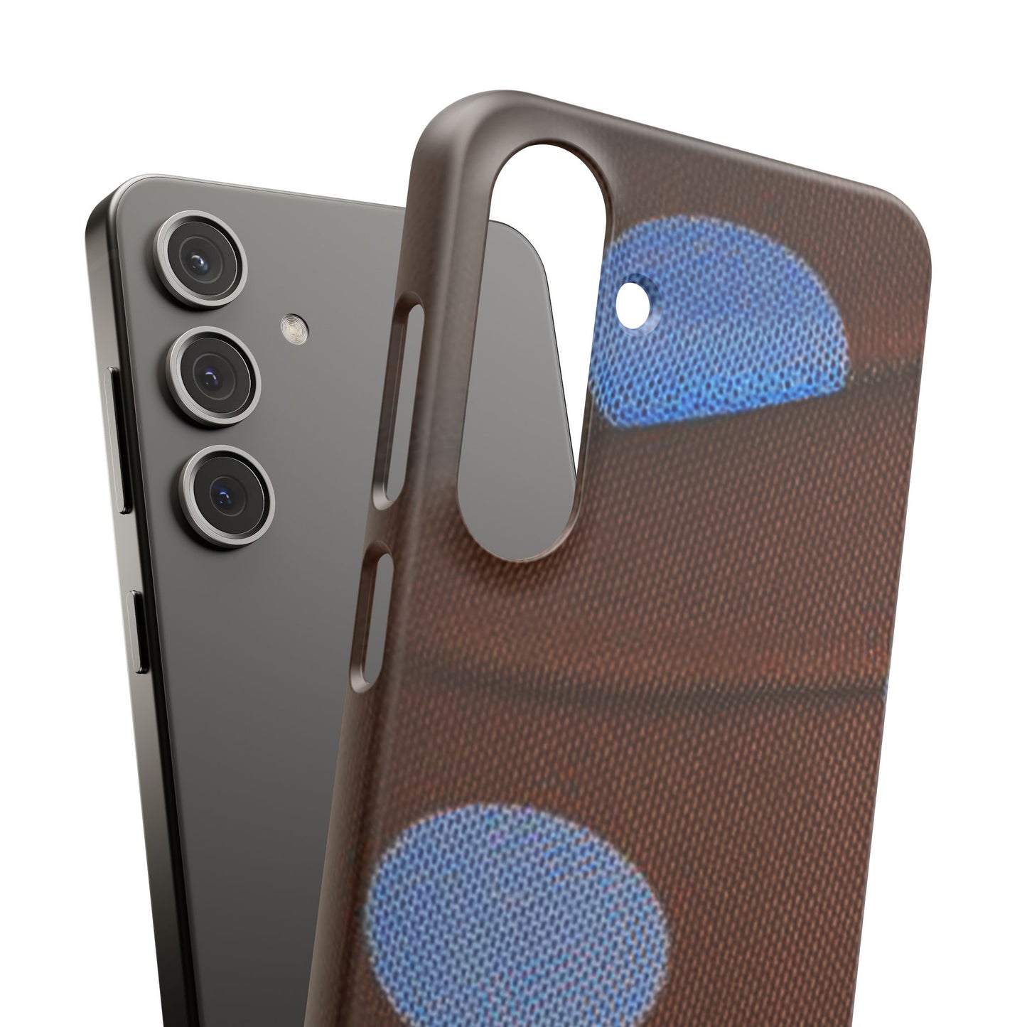 Polka Dot Snap Phone Case for Apple iPhone, Samsung Galaxy and Google Pixel.