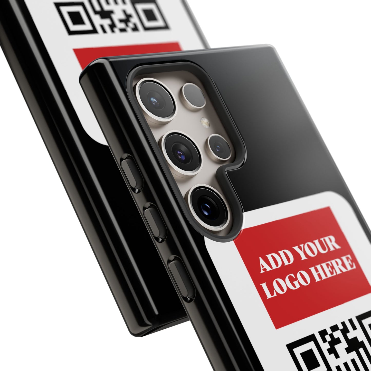 Custom QR Code and Logo Tough Phone Case — Contact Case