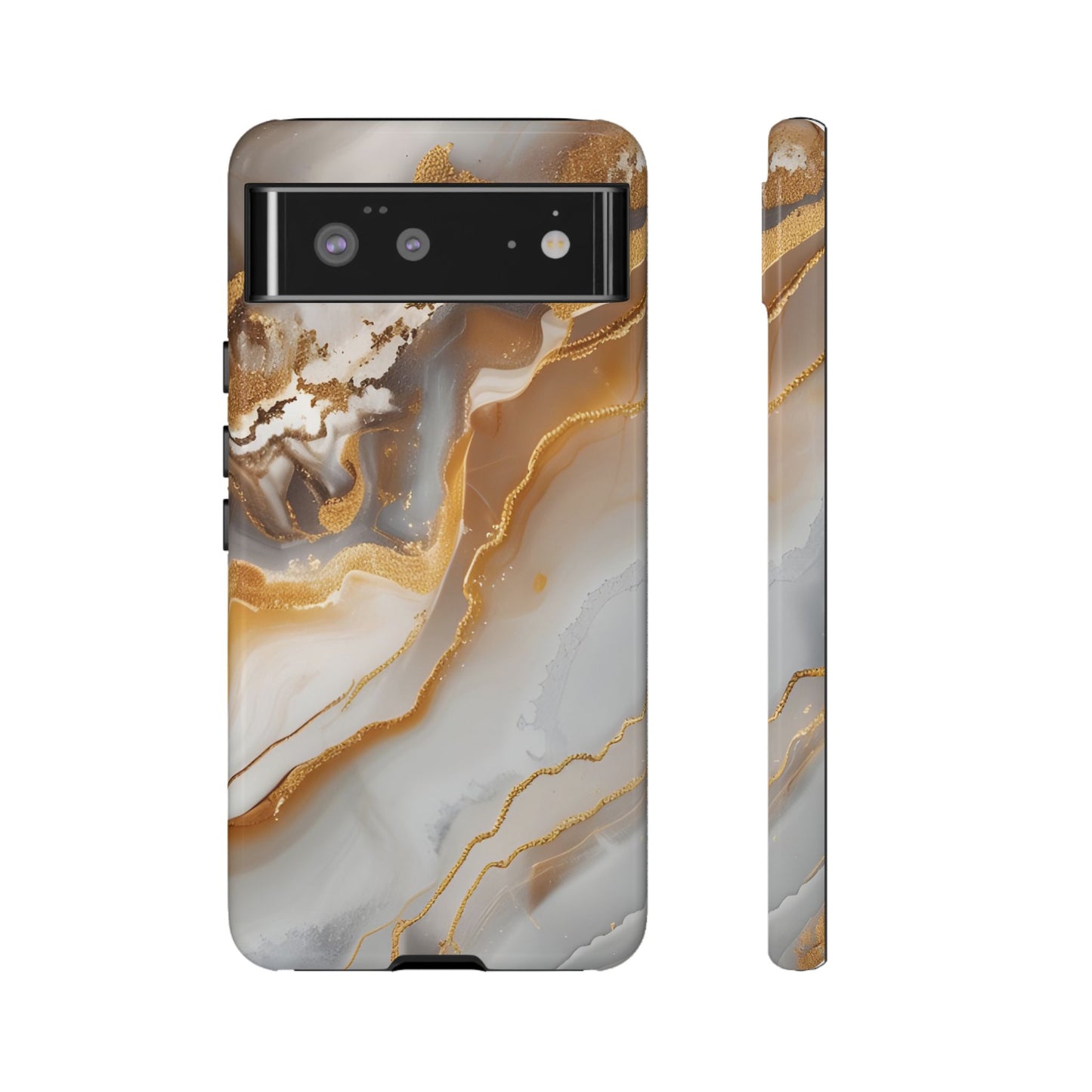 Gold Marble Tough Phone Case