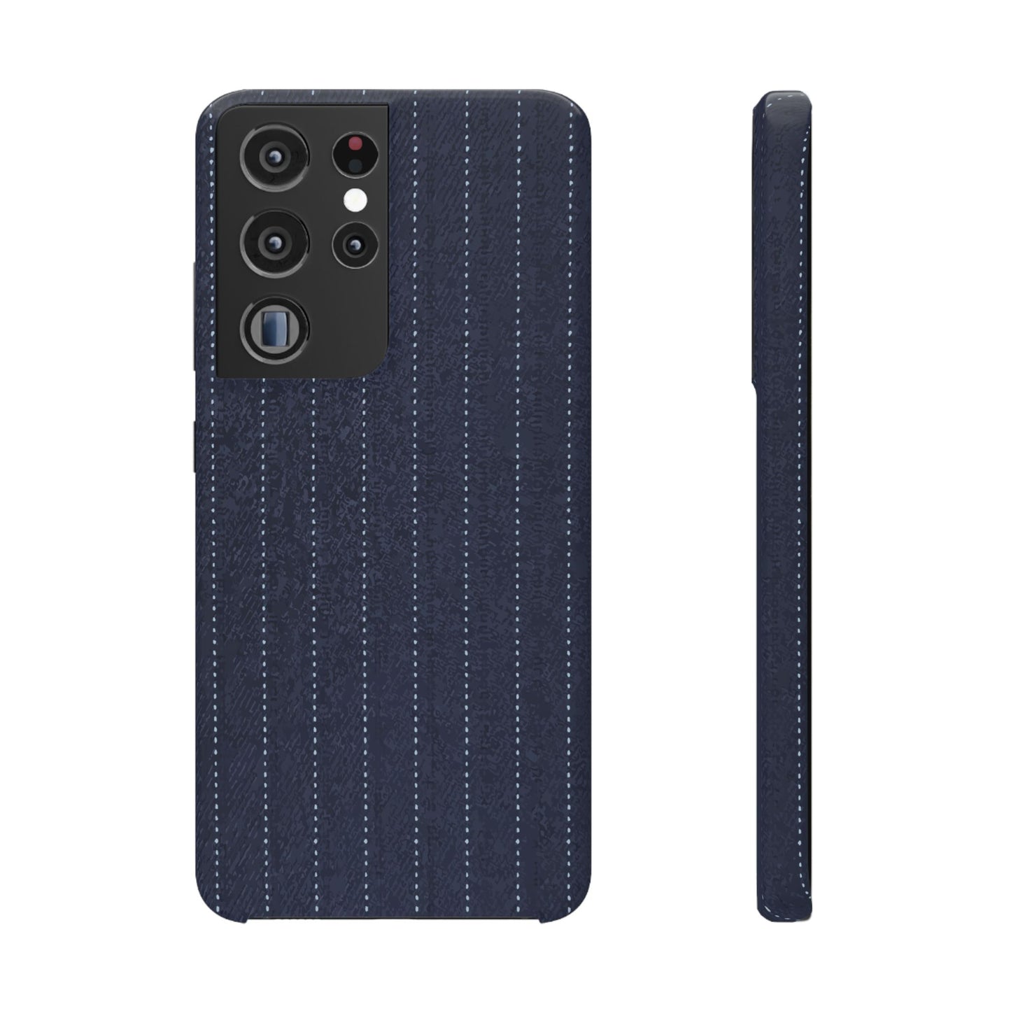 Pinstripe Snap Phone Case — Slim Protective iPhone Cover