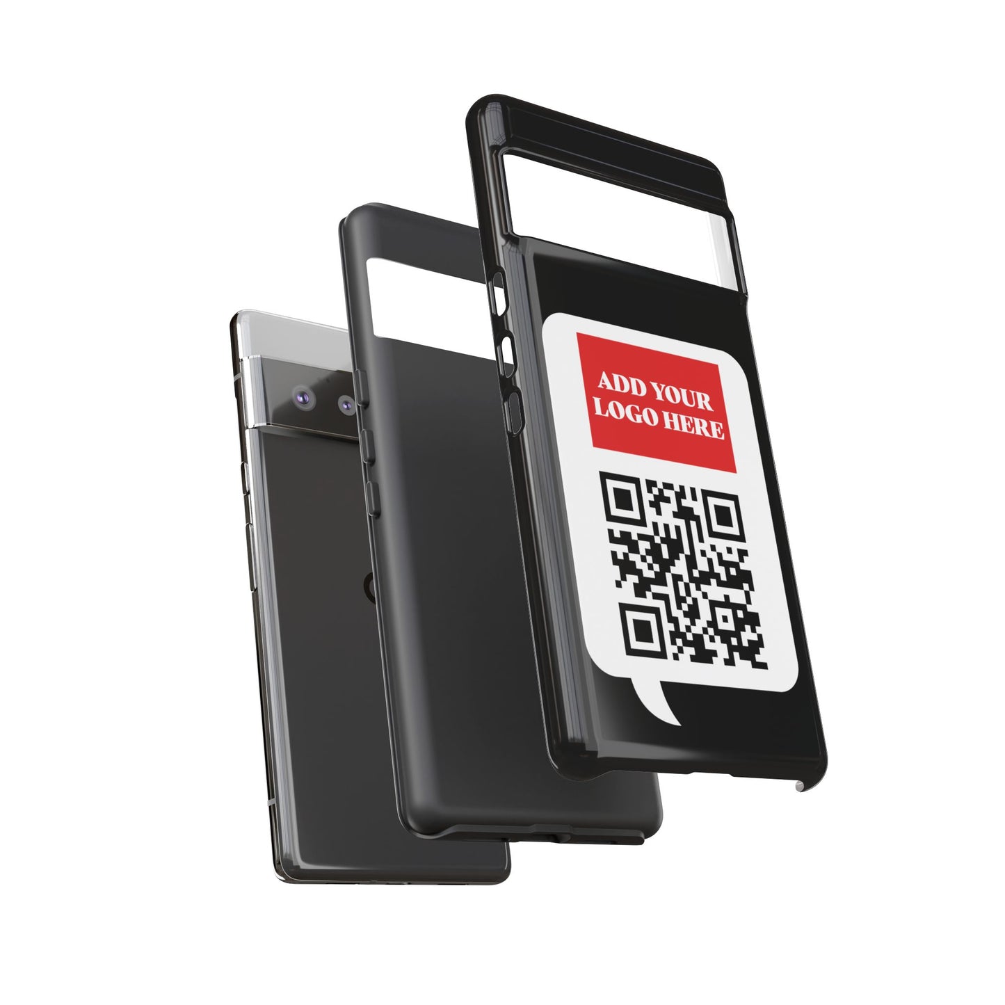 Custom QR Code and Logo Tough Phone Case — Contact Case