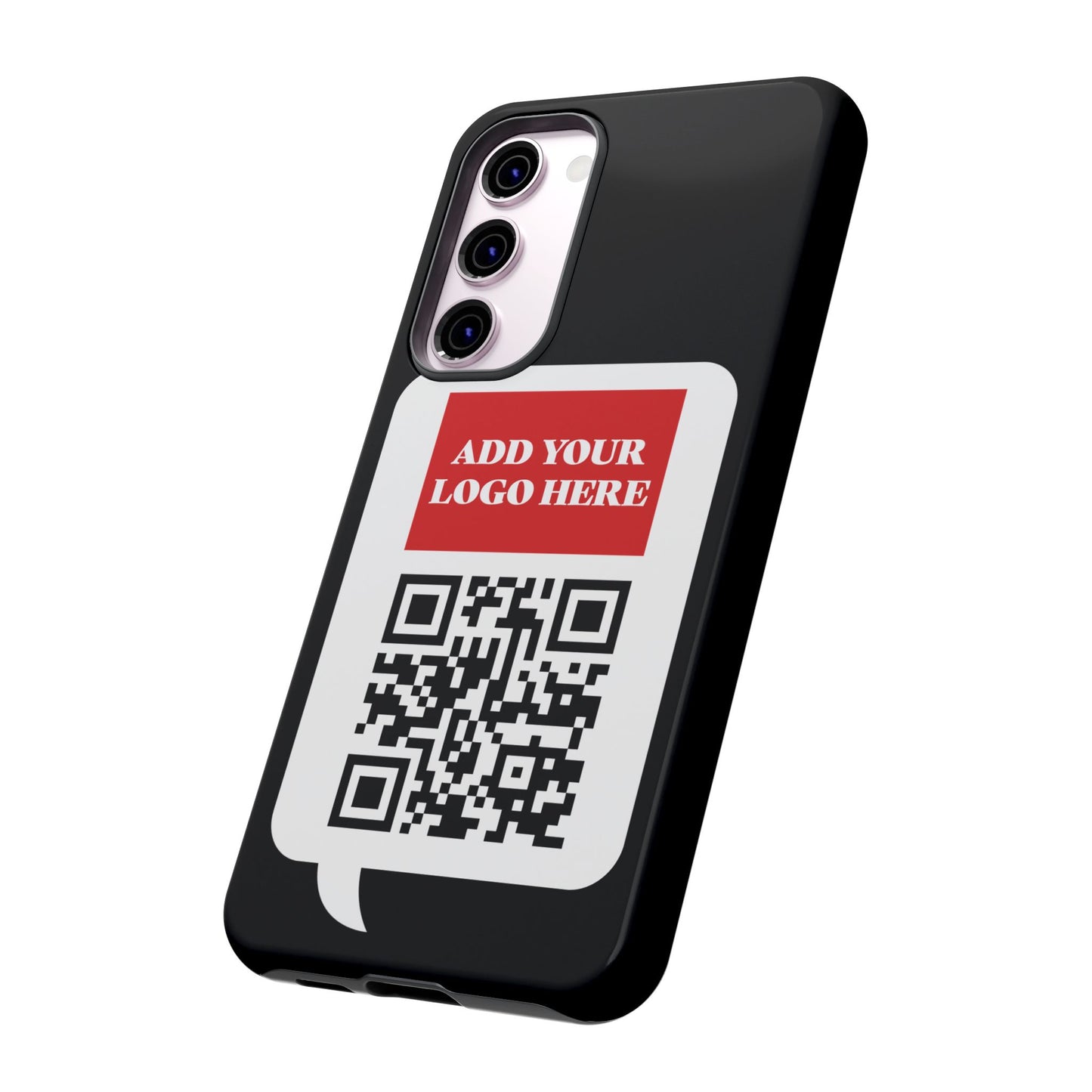Custom QR Code and Logo Tough Phone Case — Contact Case