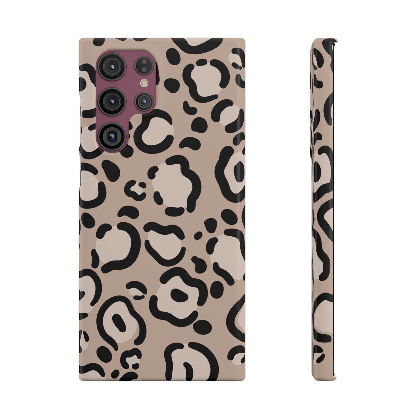 Leopard Print Slim Case — Phone Cover for Apple iPhone, Samsung Galaxy and Google Pixel.