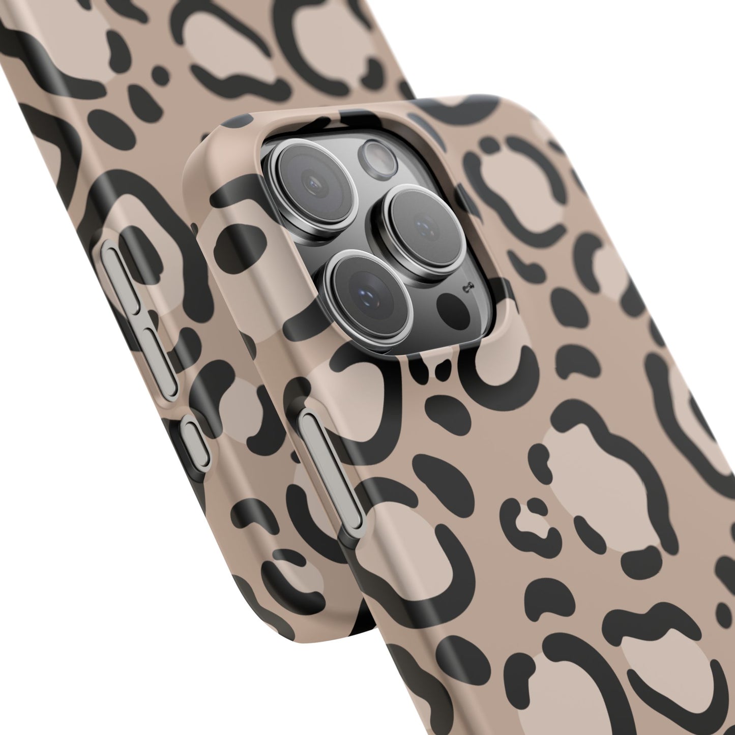 Leopard Print Slim Case — Phone Cover for Apple iPhone, Samsung Galaxy and Google Pixel.