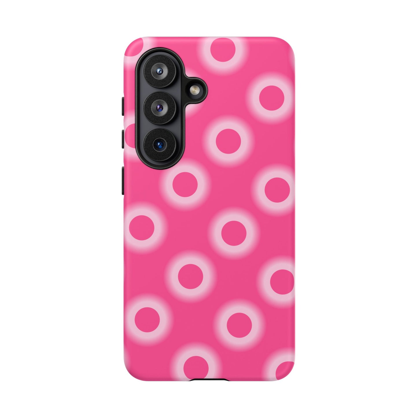 Pink Retro Dot Tough Phone Case