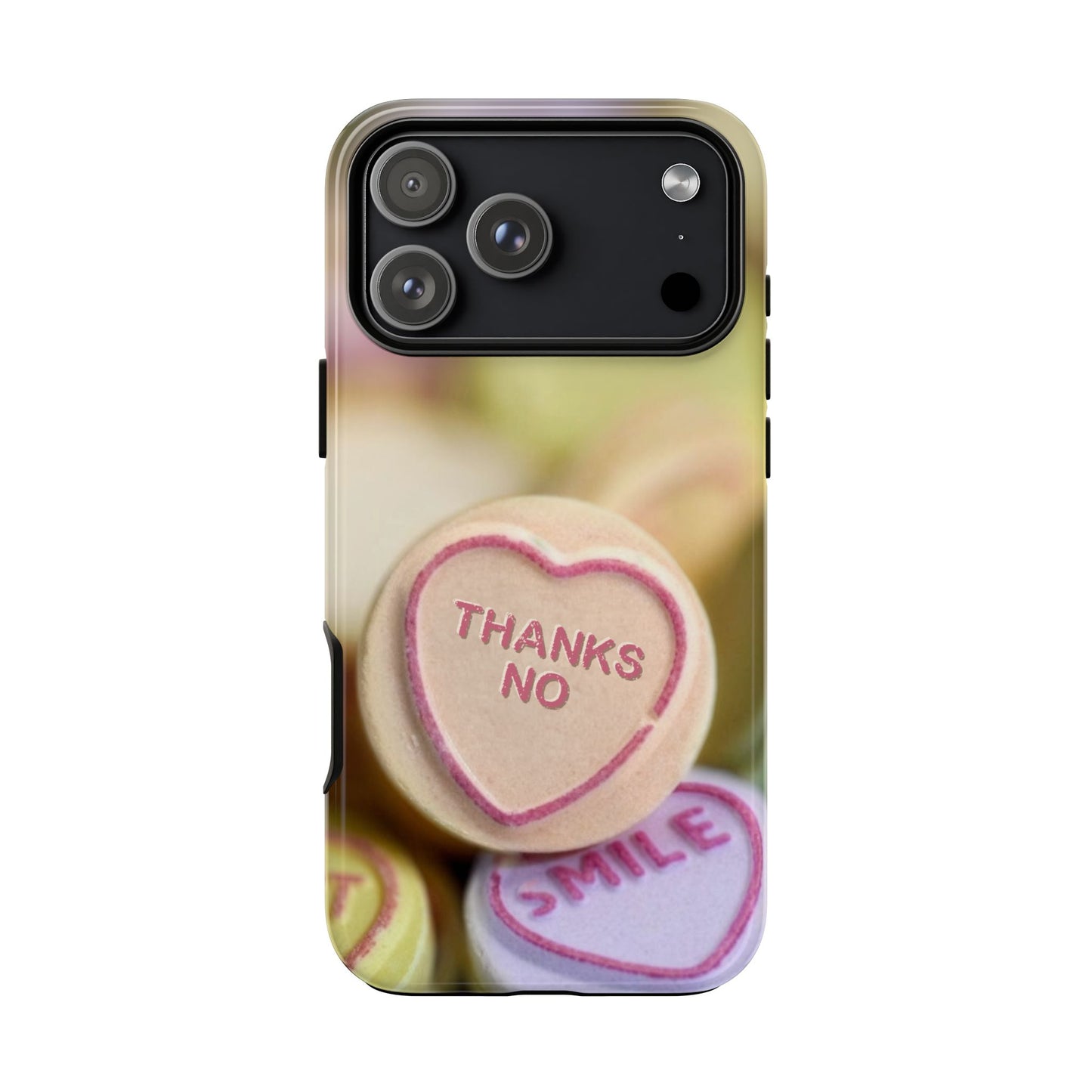 Personalised Love Heart Tough Case for Apple iPhone, Samsung Galaxy and Google Pixel.