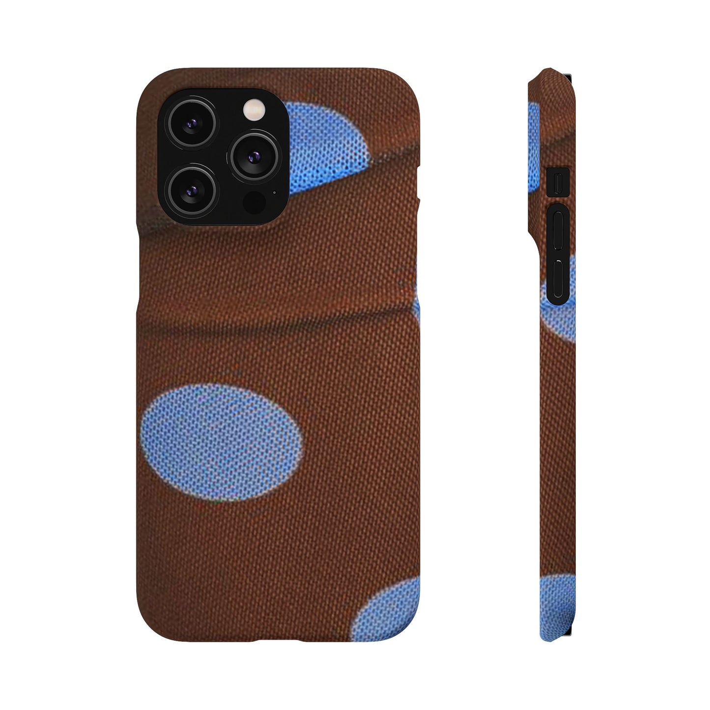 Polka Dot Snap Phone Case for Apple iPhone, Samsung Galaxy and Google Pixel.