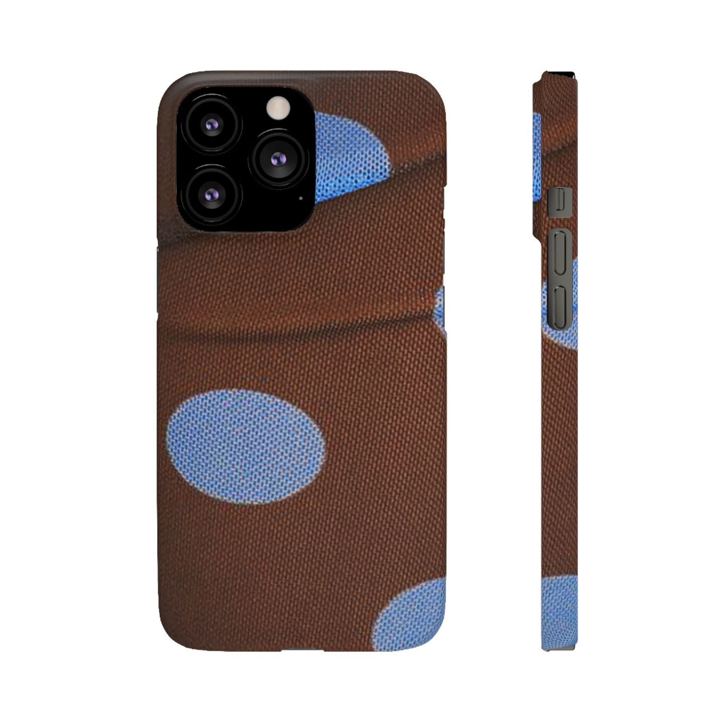 Polka Dot Snap Phone Case for Apple iPhone, Samsung Galaxy and Google Pixel.