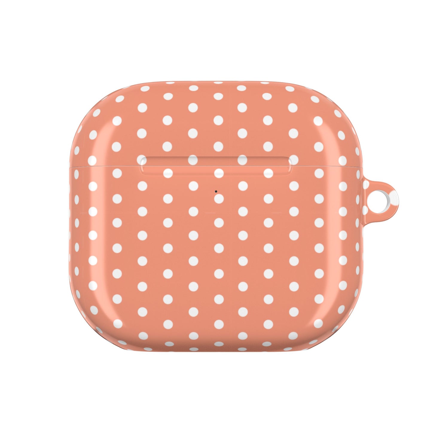 Pastel Red Polka Dot AirPod Case — Classic Pastel Red Polka Dot Protective Cover