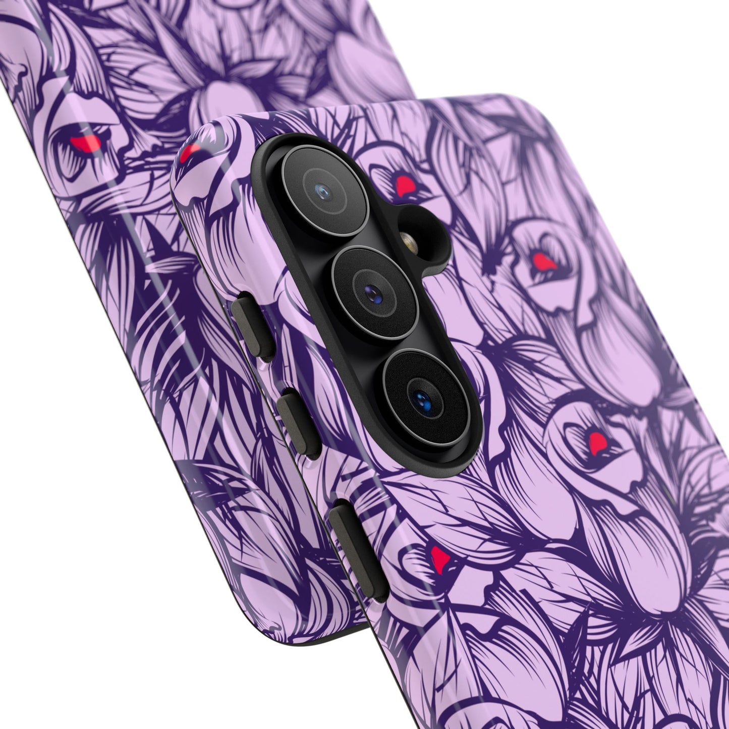 Botanical Floral Purple Rose Phone Case