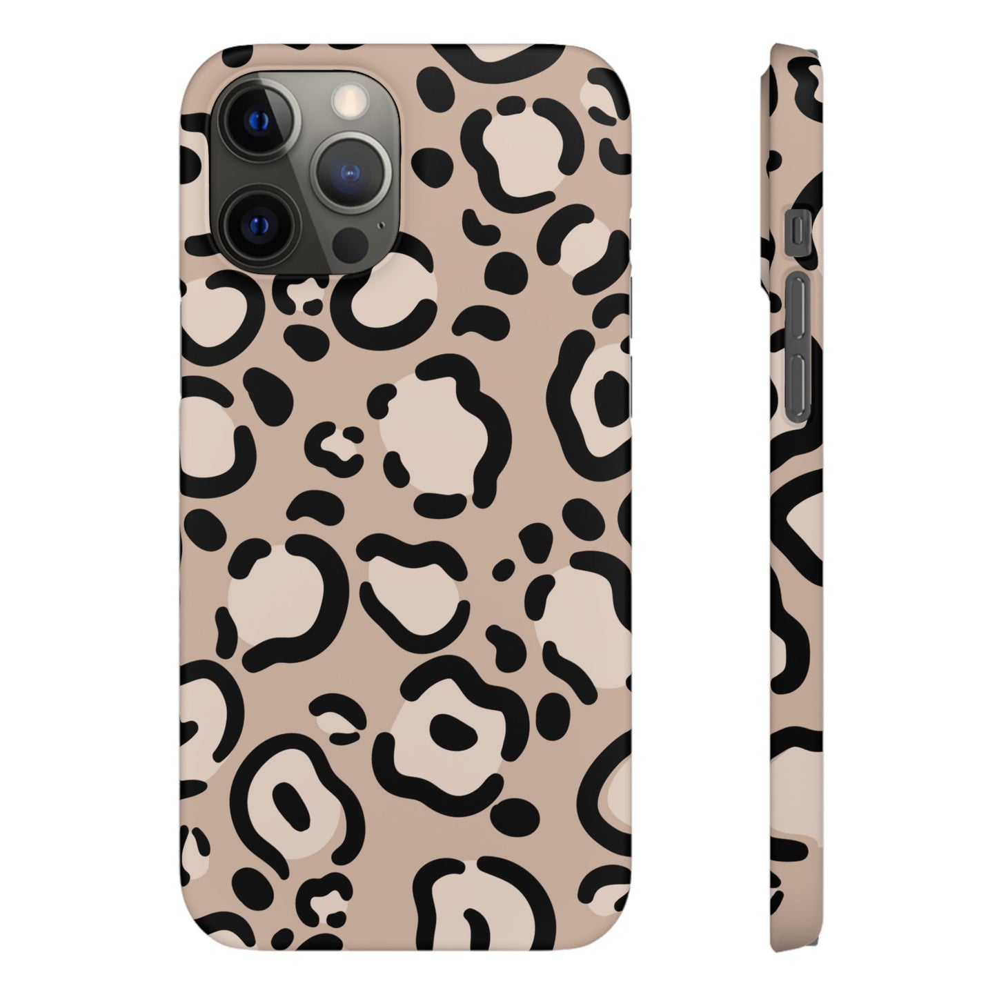 Leopard Print Slim Case — Phone Cover for Apple iPhone, Samsung Galaxy and Google Pixel.