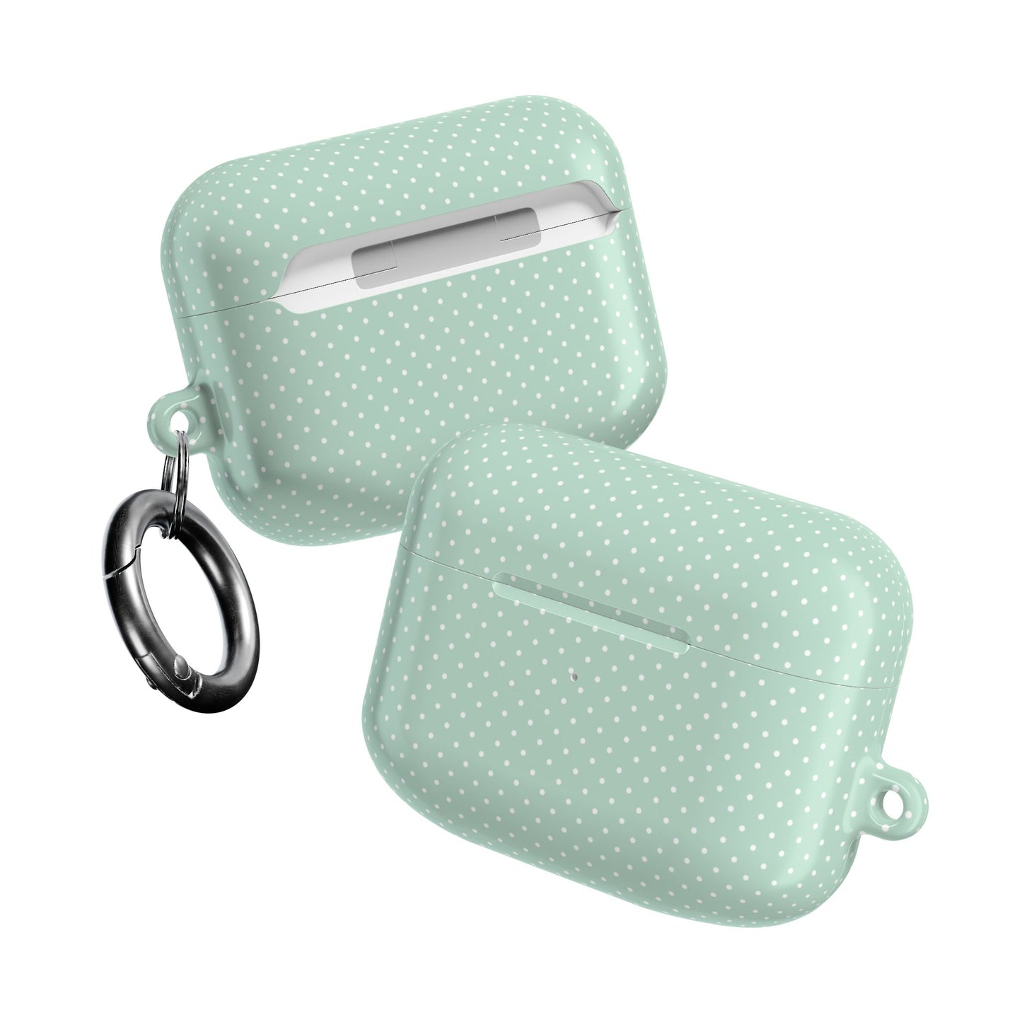 Pastel Green Polka Dot AirPod Case — Classic Pastel Green Polka Dot Protective Cover