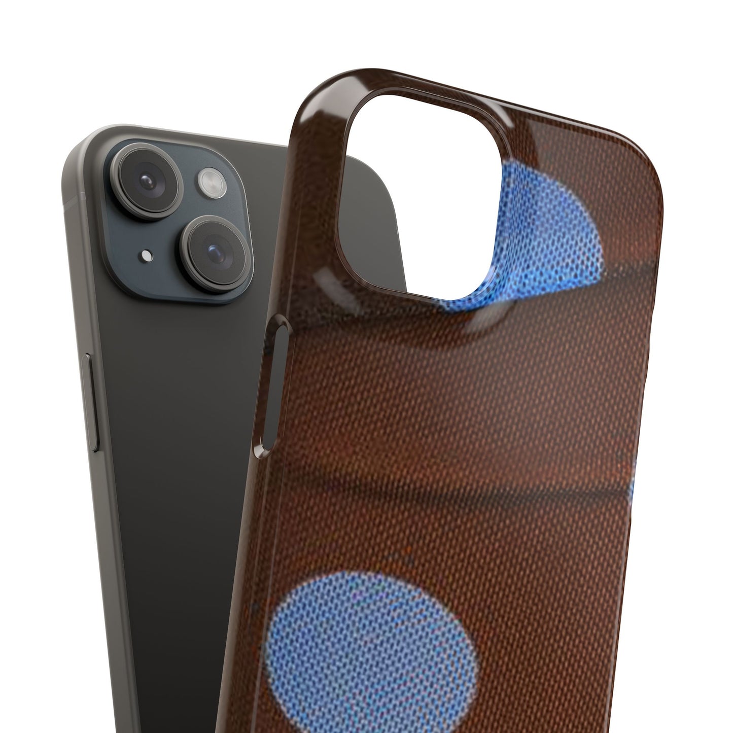 Polka Dot Snap Phone Case for Apple iPhone, Samsung Galaxy and Google Pixel.