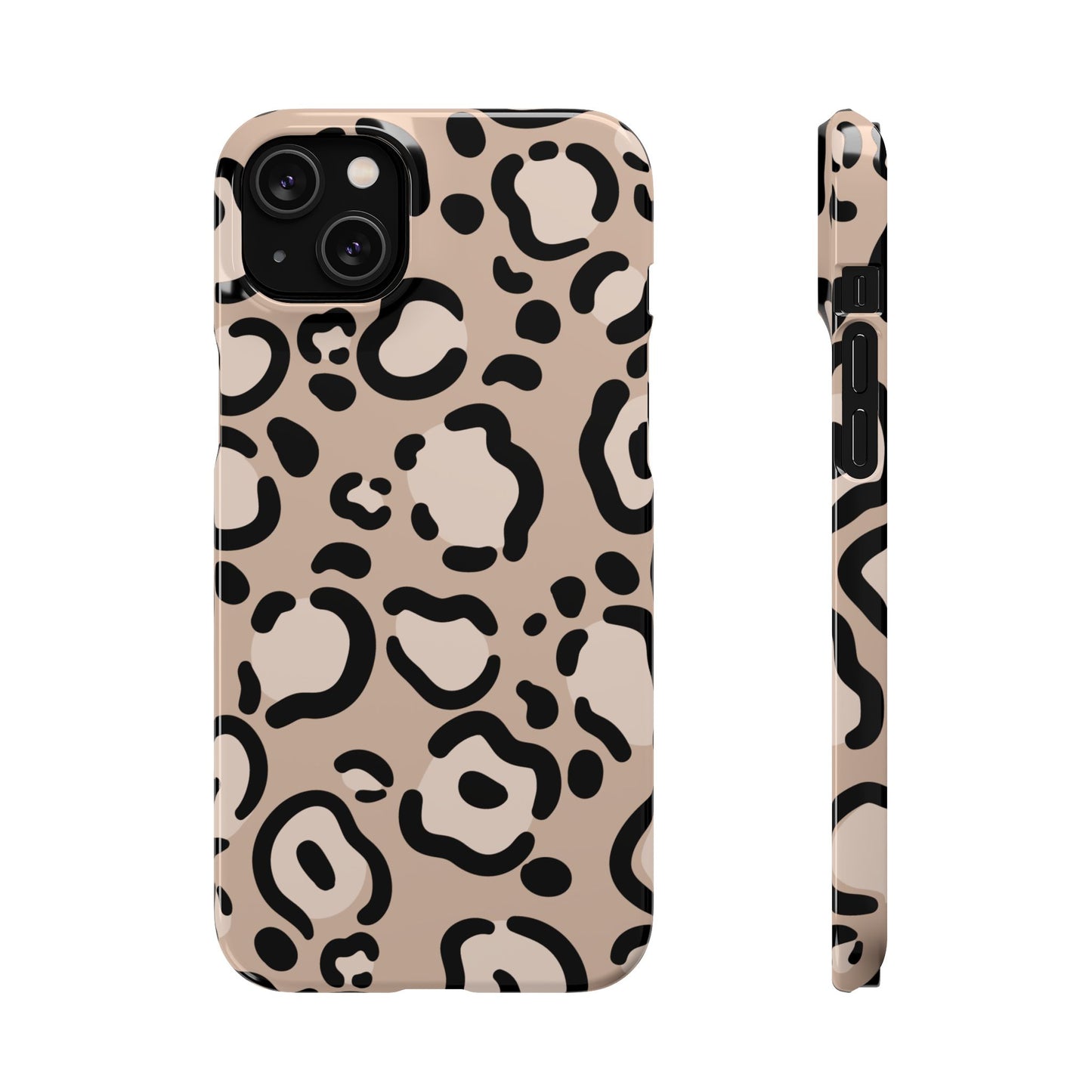 Leopard Print Slim Case — Phone Cover for Apple iPhone, Samsung Galaxy and Google Pixel.
