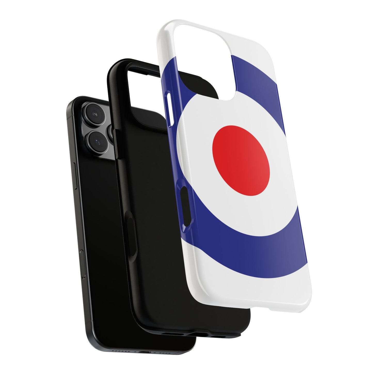 Retro Target Mod Roundel Tough Phone Case for Apple iPhone, Samsung Galaxy and Google Pixel.