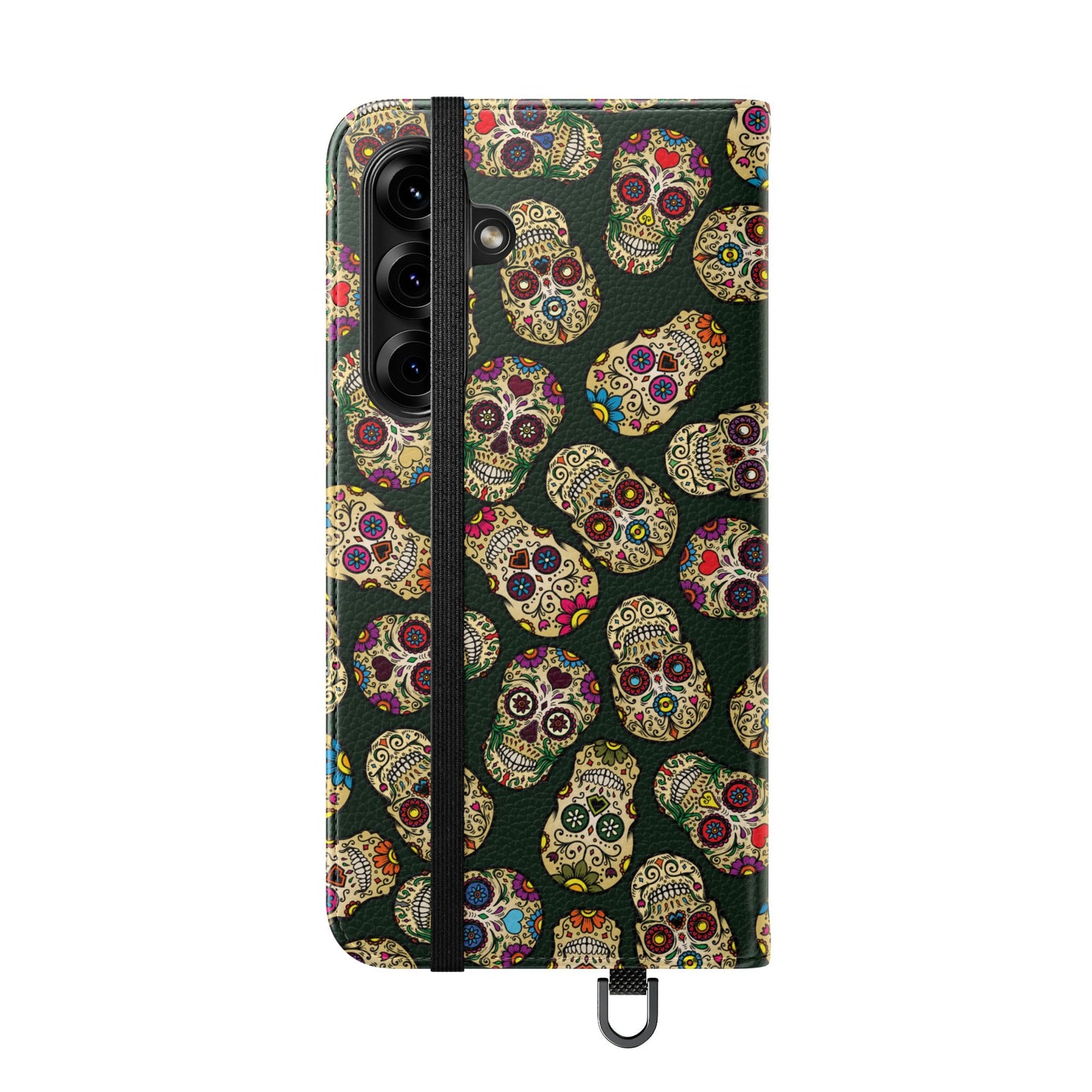 Sugar Skulls Flip Phone Case — Flip Wallet Cover